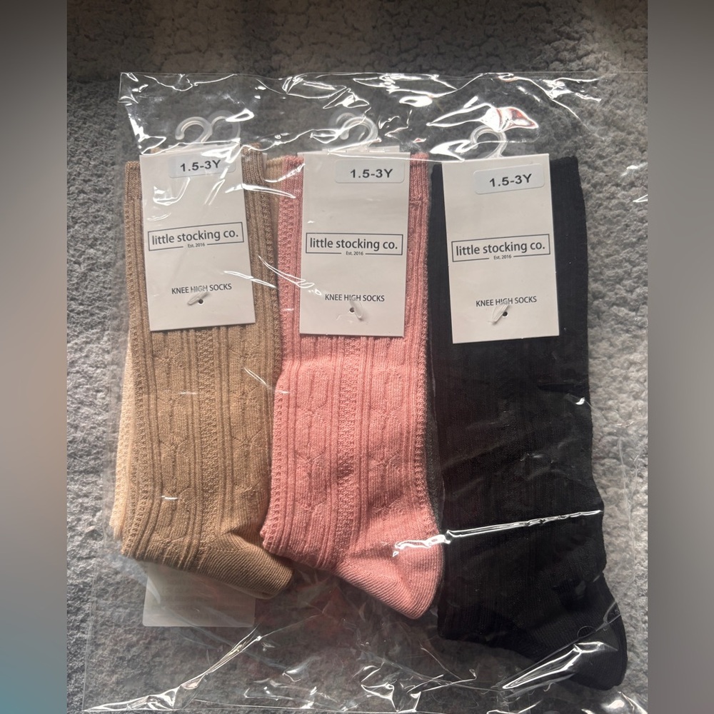 NWT 6 Pairs Little Stocking Co Knee High Sock Bundle